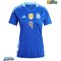 Argentina Julian Alvarez #9 Bortedrakt Dame Copa America 2024 Kortermet